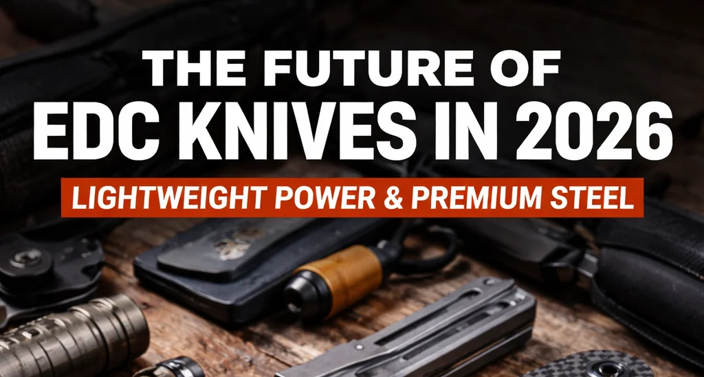 The Future of EDC Knives in 2026: Lightweight Power and Premium Steel